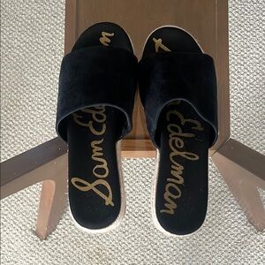 Sam Edelman Black Women's Slide Sandals